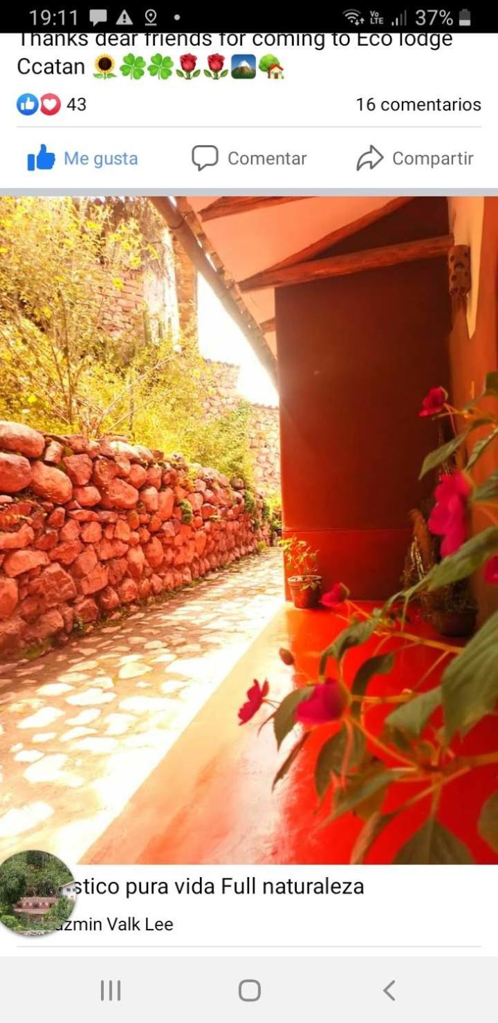 Ecolodge Ccatan Urubamba Exteriér fotografie
